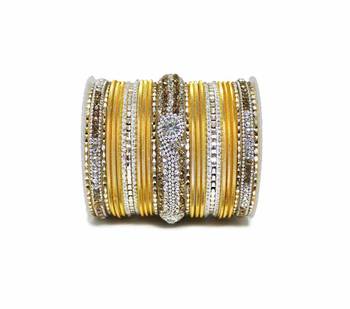 Gold Zircon Bangles And Bracelets 1