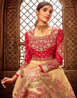 Chiku resham embroidery pure silk salwar 3