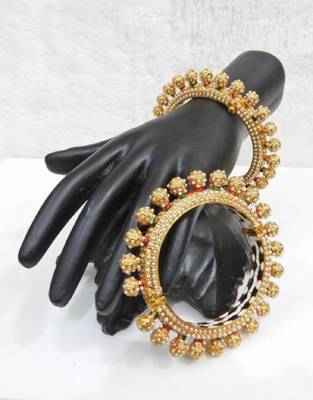 Gold Kundan Bangles And Bracelets 2