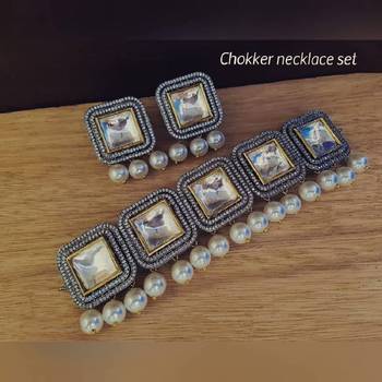 White Cubic Zirconia Necklace Sets 2