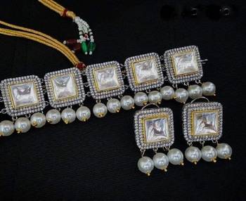 White Cubic Zirconia Necklace Sets 3