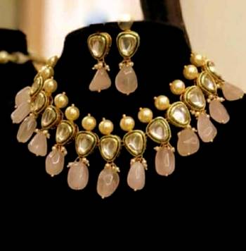 Pink Kundan Necklace Sets 1