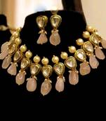 Pink Kundan Necklace Sets