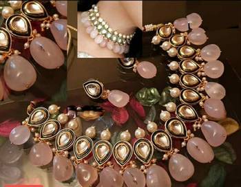 Pink Kundan Necklace Sets 2