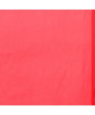 Red printed georgette saree with blouse 5