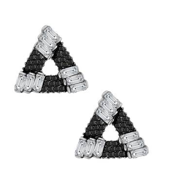 Black crystal studs 1