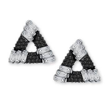 Black crystal studs 2