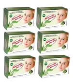IMC Ayurvedic Skin Care Soap, Enriched with Aloe Vera, Neem, Sandal and 27 Herbs - Set of 6