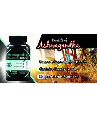 Power Regain- 100% Natural Ashwagandha Root Extract 1000 mg - 90 veg Capsules 4