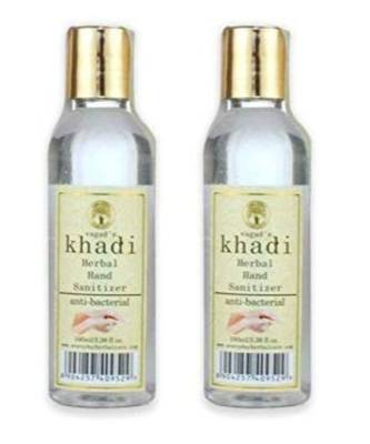 Khadi Anti-Bacterial hand Sanitizers 100 ml Pack of 2 1