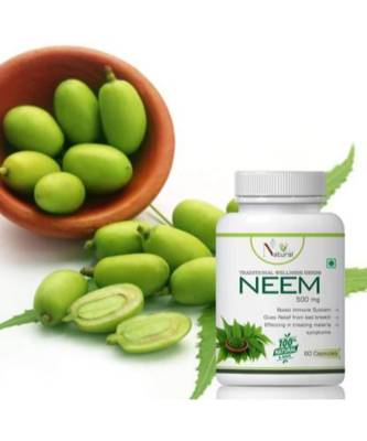 NATURAL Neem Boost Immune System Capsules Pack of 3  (180 No) 4