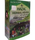 Hazal Herbal Henna Natural Brown (Hair Color Pack) with Herbs & Aloe Vera (Pack of 3)  (180 g)