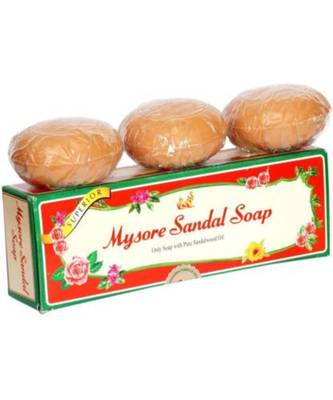 Mysore Sandal Bath Tablet Trio Soap  (3 x 150 g) 1