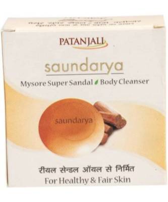 Patanjali Saundarya Mysore Super Sandal Body Cleanser  (75 g) 1