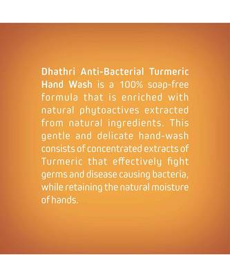Dhathri Anti-Bacterial Turmeric Hand Wash 3