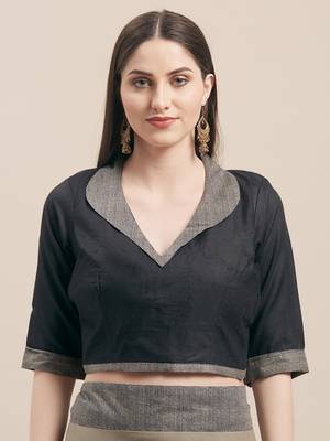 Grey Color Ruby Silk Emroidered Saree 3
