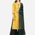 Yellow & Green Color Embroidered Unstitched Dress Material