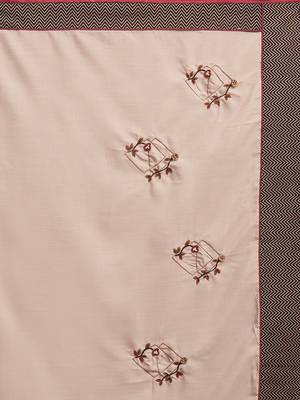 Pink Color Ruby Silk Emroidered Saree 5
