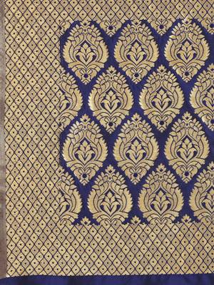 Pink & Blue Color Unstitched Dress Material 4
