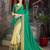 Green Embroidered Art Silk saree with blouse