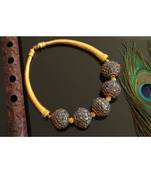 Beautiful Blue Rudra Balls Designer Necklace Set