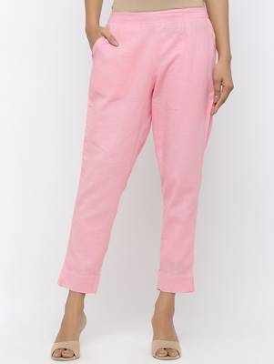 Women's Grey Pure Cotton Printed & Embroidered A-line Kurta Pant Set 5