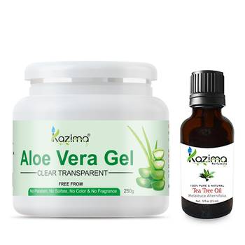 100% Pure Natural Raw Combo Pack Ideal for Scalp, Acne Scars, Dark circles, Skin Treatment, Moisturizer & Hair care 1