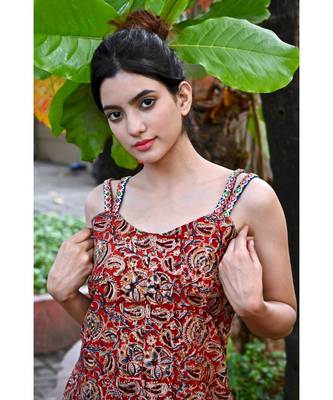Kalamkari Slip Dress 5