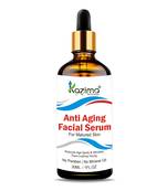 Kazima Anti Aging Facial Serum (30ML) with Argan Oil, Rosehip Oil, Pomegranate Oil & Cucumber Oil For Face