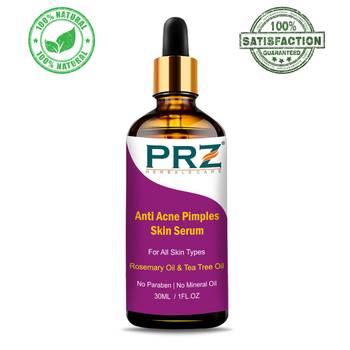 PRZ Anti Acne Pimples Skin Serum (30ML) For All Skin Types - Acne Scars & Dark Spots Removal, Pimples, Pigmentation 1