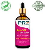 PRZ Rose SPA Face Serum (30ML) Night Face Serum For All Skin Type - Helps in Tightening Skin Tissues