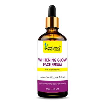 Kazima  Whitening Glow Face Serum (30ML) with Cucumber, Pomegranate, Rosehip Oil & Licorice Extract for Face 1
