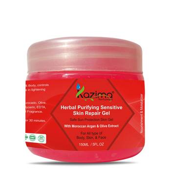 Kazima Herbal Purifying Sensitive Skin Repair Gel (150ml) 1