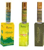 Kazima Charming Concentrated Attar Perfume For Unisex For Unisex Combo (3 Pcs Pack of 8ML Roll On) Free From Alcohol)