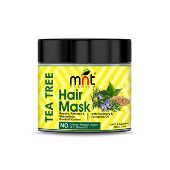 MNT Tea Tree Hair Mask with Rosemary & Fenugreek Oil for Hair Repair, Restore & Strengthens Dandruff Control 1