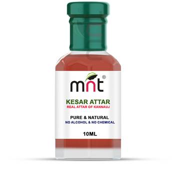 10ml MNT Kesar Attar For Unisex, Long Lasting & Alcohol Free 1