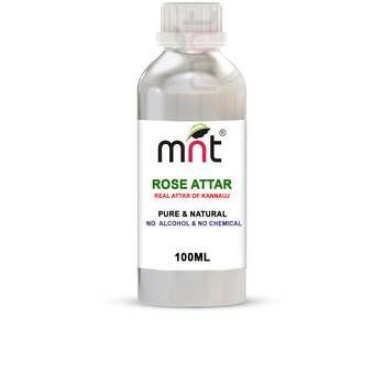 100ml MNT Rose Attar For Unisex, Long Lasting & Alcohol Free Pure 1