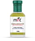 10ml MNT Sandal Musk Attar For Unisex, Long Lasting & Alcohol Free