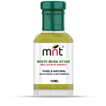 10ml MNT White Musk Attar For Unisex, Long Lasting & Alcohol Free 1