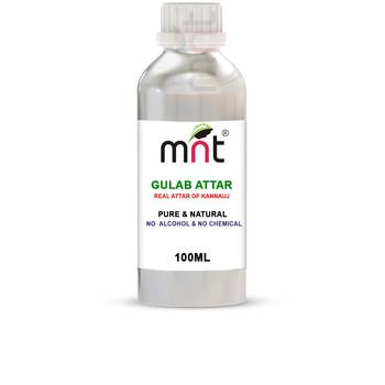 100ml MNT Gulab Attar For Unisex, Long Lasting & Alcohol Free 1