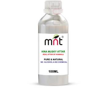 100ml MNT Hina Musky Attar For Unisex, Long Lasting & Alcohol Free 1