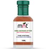 10ml MNT Hina Zafrani Attar For Unisex, Long Lasting & Alcohol Free