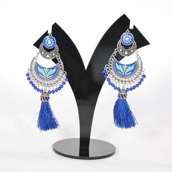 Stylish Thread Tassel Earring For Women And Girls 2