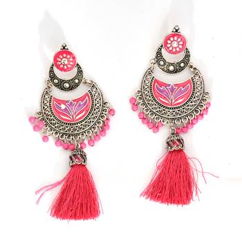 Stylish Thread Tassel Earring For Women And Girls 1