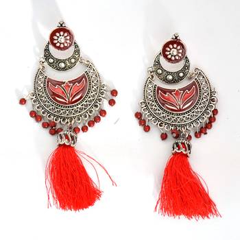 Stylish Thread Tassel Earring For Women And Girls 1
