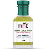 10ml MNT Indian Lotus Attar For Unisex, Long Lasting & Alcohol Free