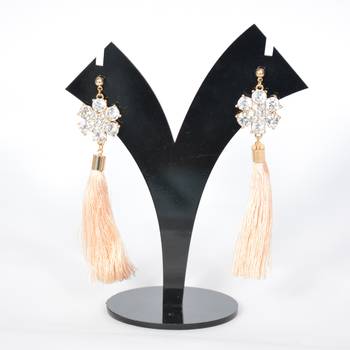 Stylish Thread Tassel Earring For Women And Girls 2