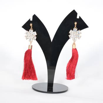 Stylish Thread Tassel Earring For Women And Girls 2