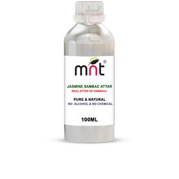 100ml MNT Jasmine Sambac Attar For Unisex, Long Lasting & Alcohol Free 1