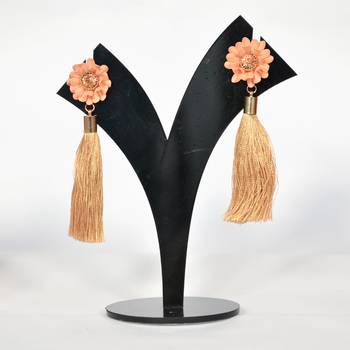 Stylish Thread Tassel Earring For Women And Girls 1